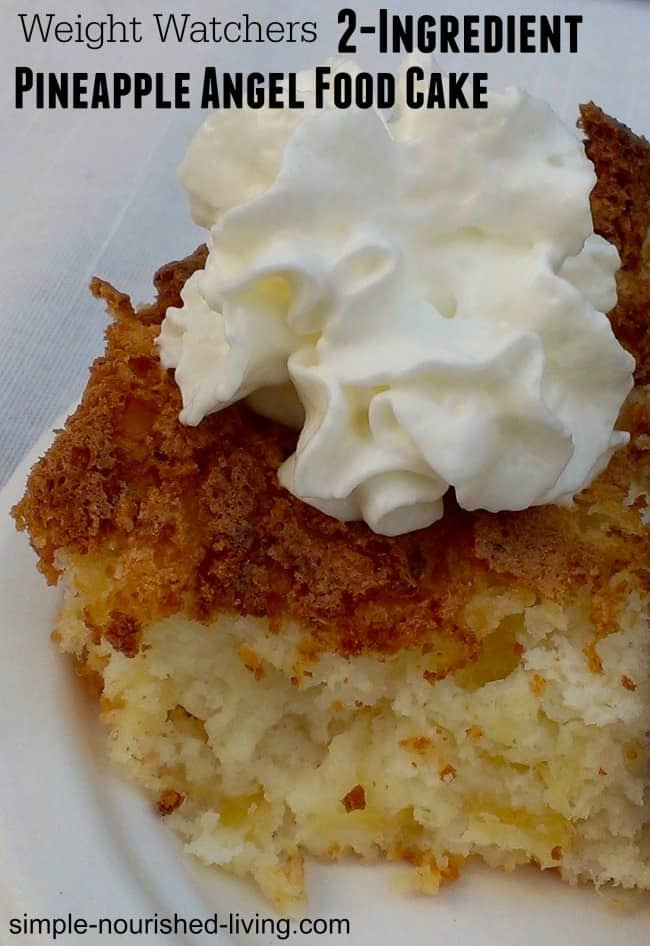 The Best Weight Watchers Pineapple Cake