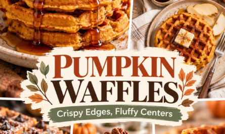 Pumpkin Waffles Recipe — Crispy, Fluffy Fall Breakfast