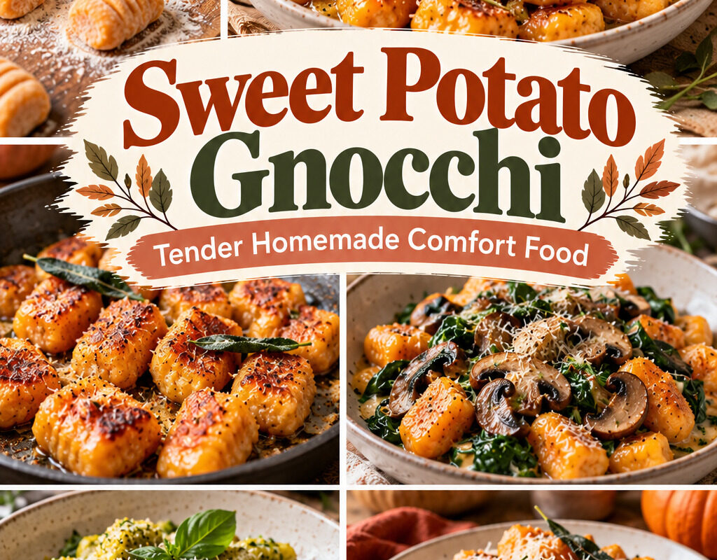 Sweet Potato Gnocchi Recipe and Sauce Ideas